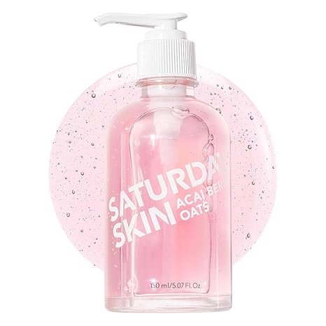 61aXbWvK9FL._SX466_ Saturday Skin Hydrating Gentle Facial Gel Cleanser Makeup Remover - Image 1