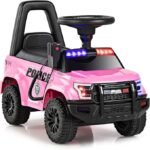 Costzon Police Car Ride On, 6V Battery Powered Electric Kids - Image 3